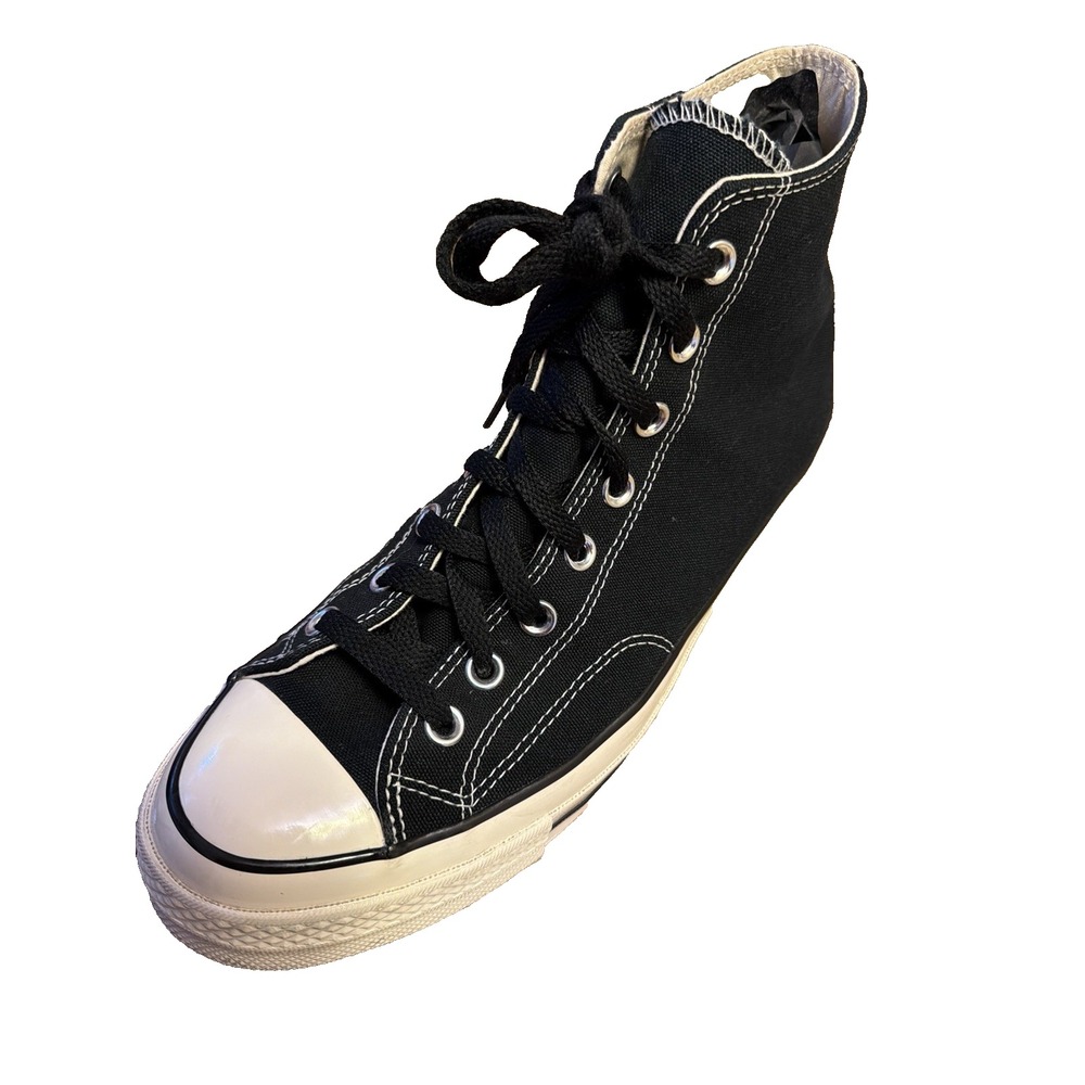 VINTAGE Y2K CONVERSE CHUCK 70 HIGH CANVAS SIZE 10 BLACK UNWORN VIETNAM